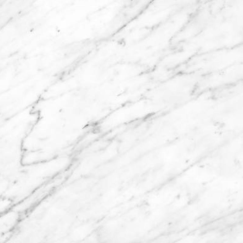 White Carrara marble swatch